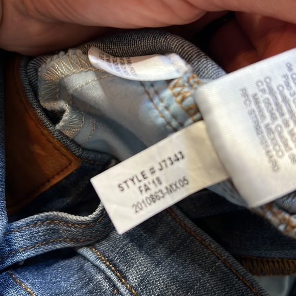 GUC J.Crew 9 inch destroyed high rise toothpick size 26 - Picture 7 of 11